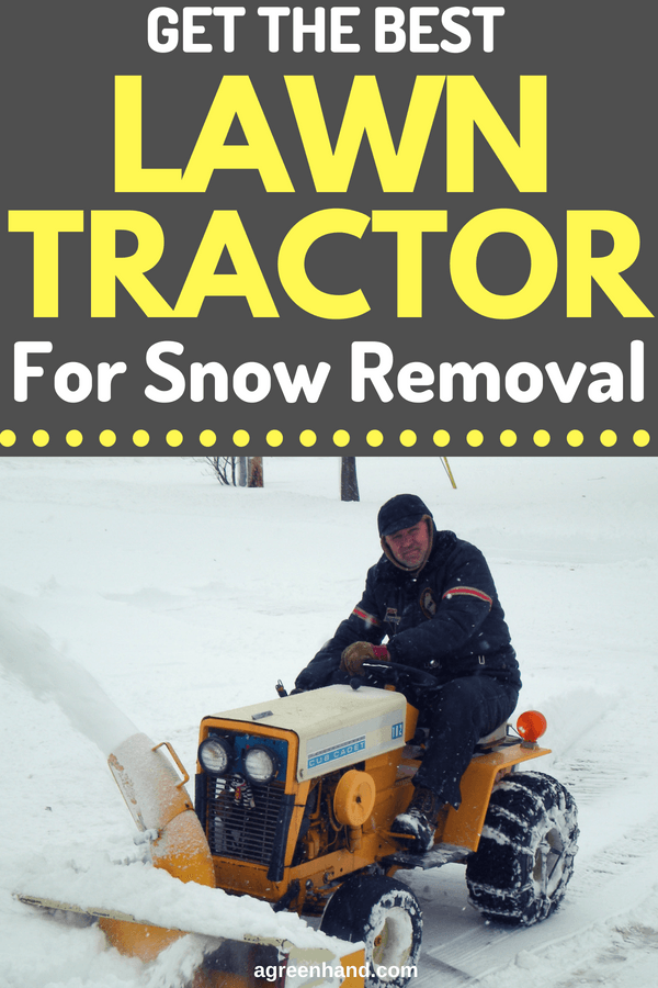 Lawn tractors are commonly utilized in cutting unwanted grass and snow removal during the winter time. It has a cutting deck under the vehicle's front part. The location of the cutting deck affects the maneuverability of the equipment. The best lawn tractor for snow removal has a preferable cutting deck and good maneuverability