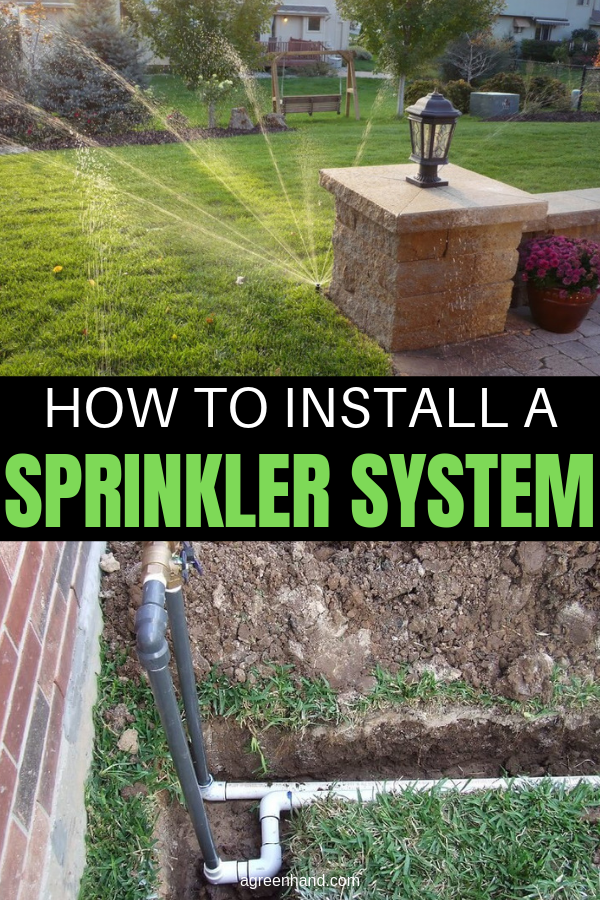 how to install a sprinkler system