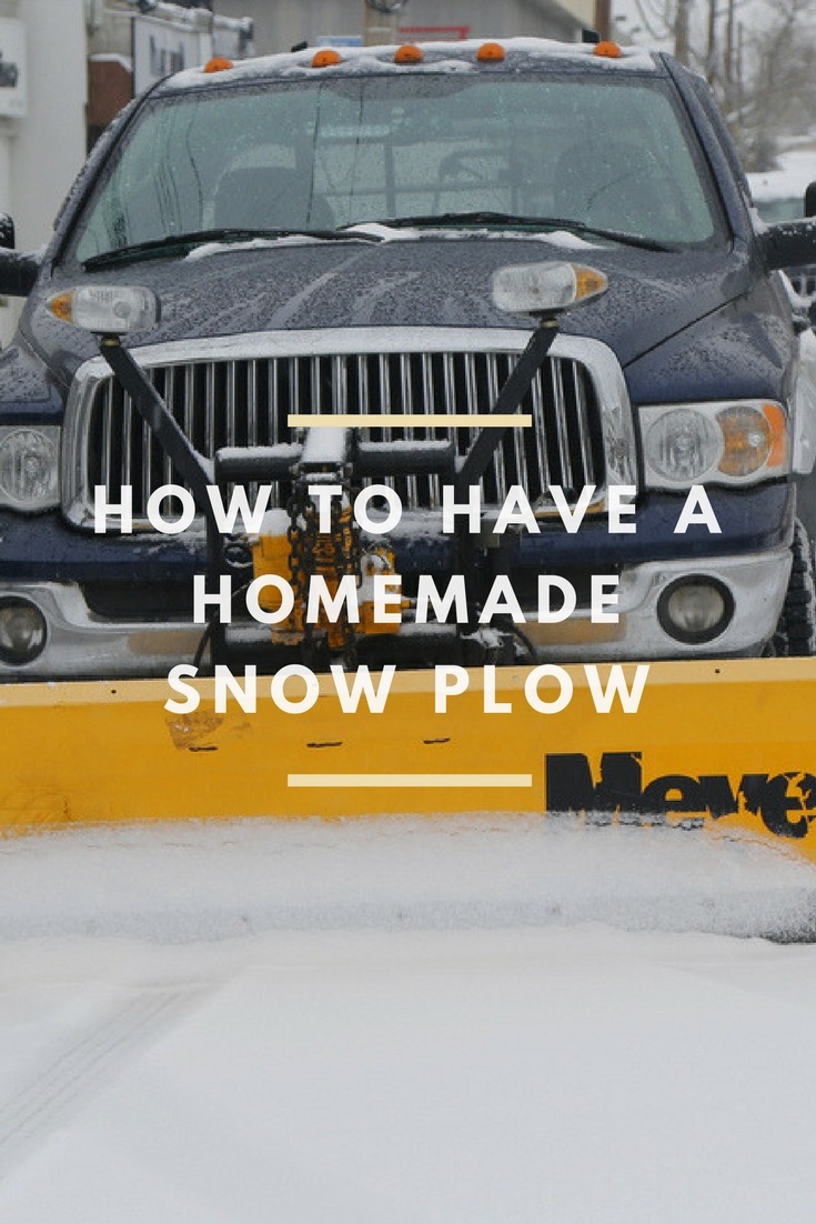 homemade snow plow