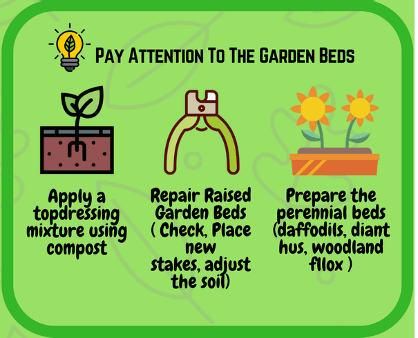 Pay attention to the garden beds