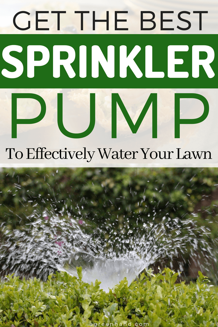 A sprinkler pump is an important component as it is responsible for pumping water through the sprinkler all the way to the sprinkler heads which in turn spread water all throughout your garden.