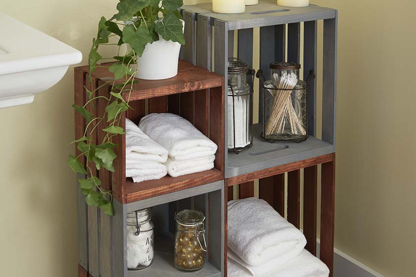 DIY Bathroom Storage Ideas