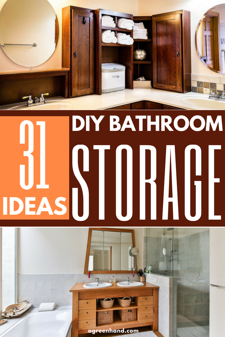 DIY Bathroom Storage Ideas