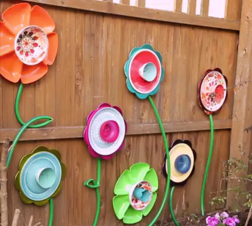 DIY Garden Fence Wall Ideas