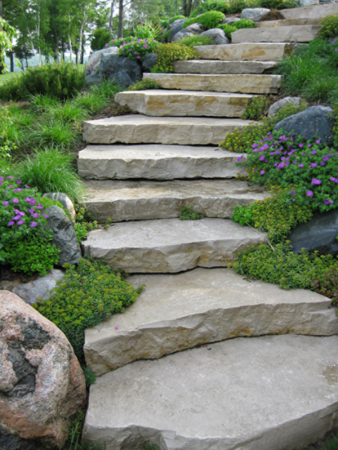 Stair Ideas In The Garden