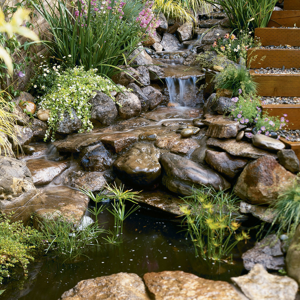 Backyard Pond and Water Ideas