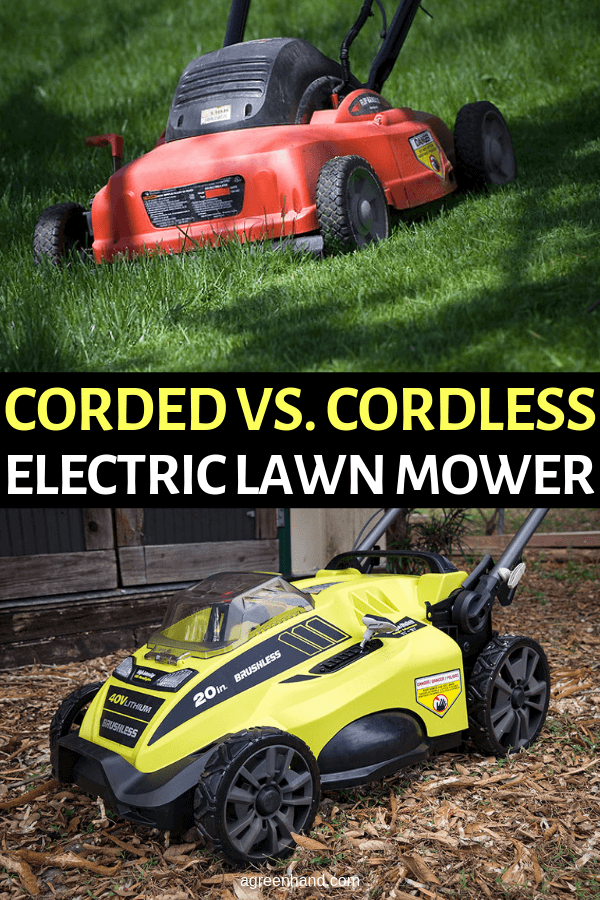 Electric lawn mowers are highly advantageous and offer the amazing benefits you need for your lawn. However, did you know that there are more types of electric lawn mowers to choose from, and not just one? There's the corded vs cordless electric lawn mower, which is just one of the many factors to consider when selecting a mower for you. #agreenhand #corded #cordless #lawnmower