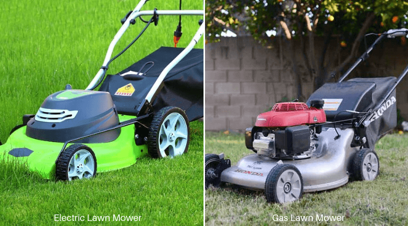 electric vs gas lawn mower