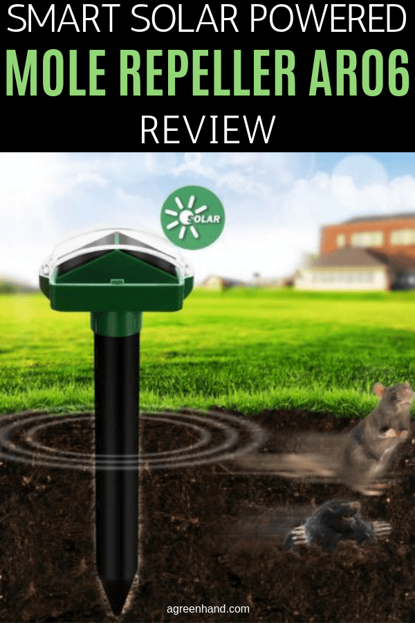 Smart Solar Powered Mole Repeller AR06 Review